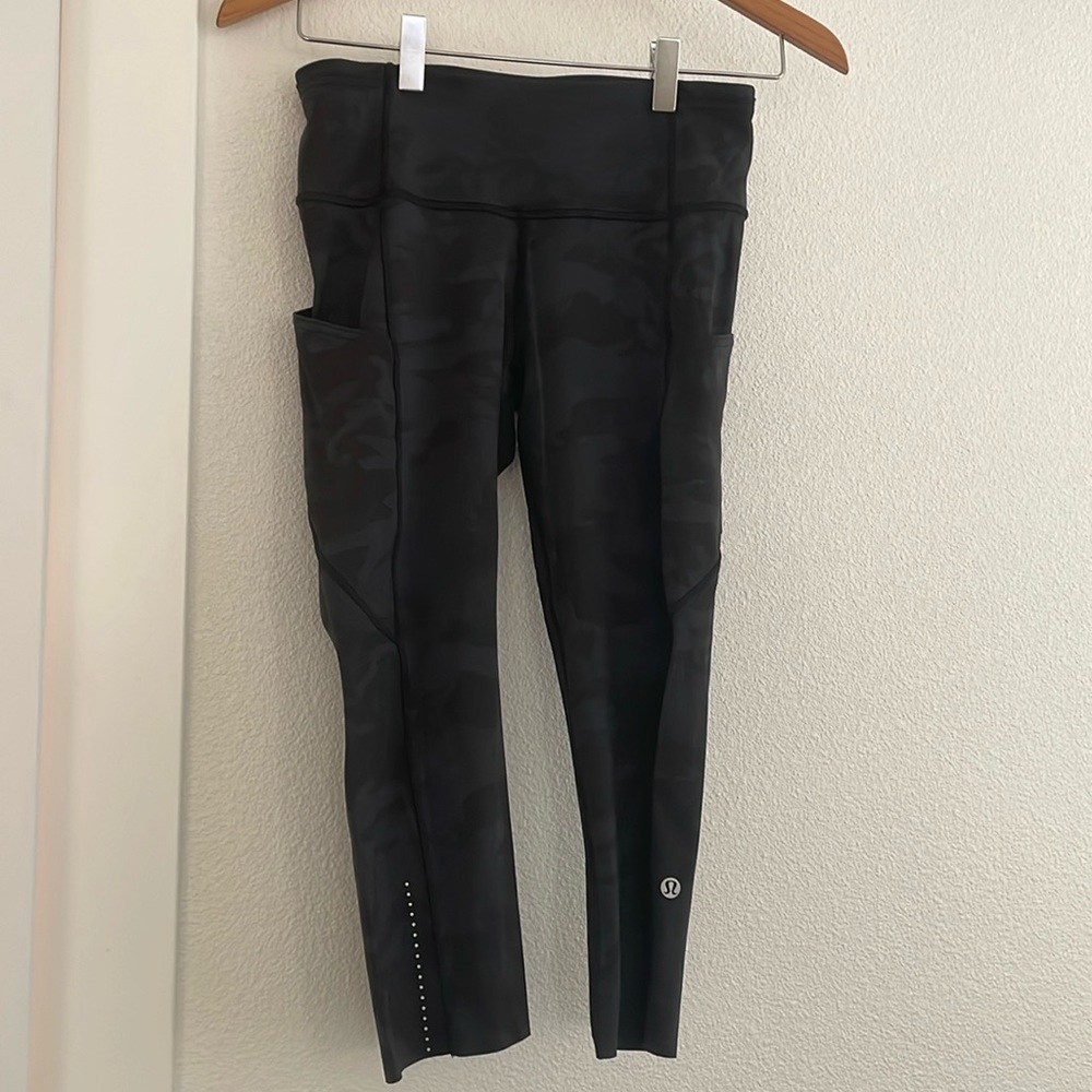 Lululemon Fast and Free Reflective High Rise Crop 19” Legging